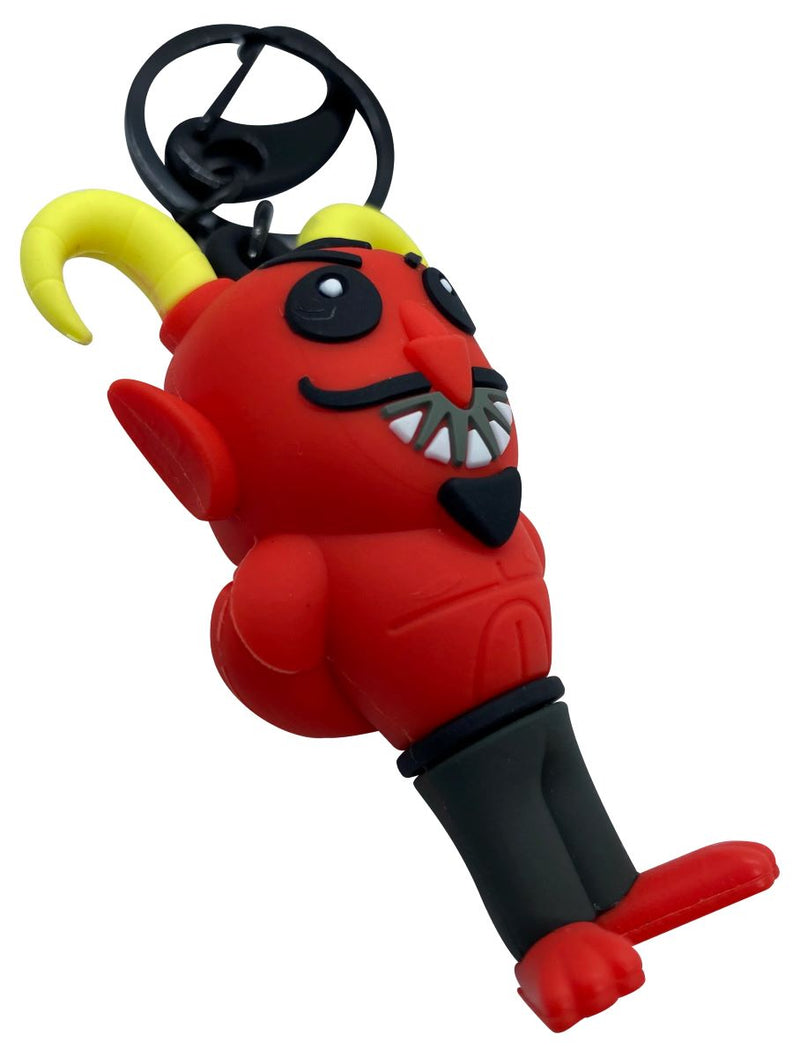 Devil 3d plastic keychain