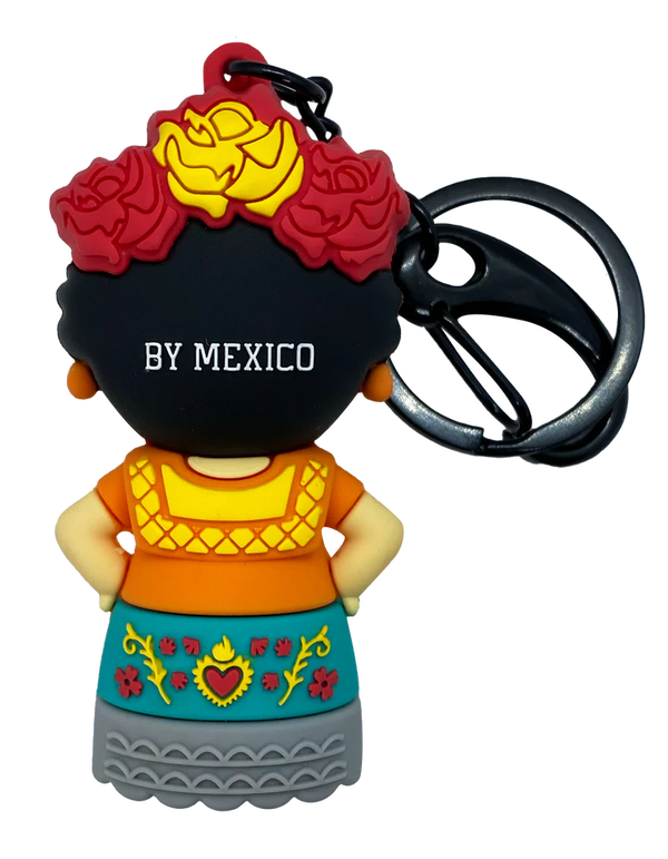 Frida plastic keychain