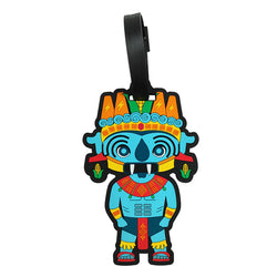 Luggage Tag Mexican God Tlaloc