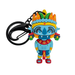 Mexican God Tlaloc Keychain 