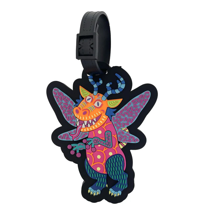 Tag identificador de maleta Alebrije Bi Dragon