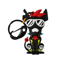 Xolo Tepache plastic keychain