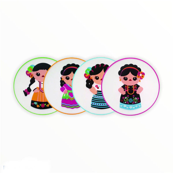 Mexican Doll Coasters