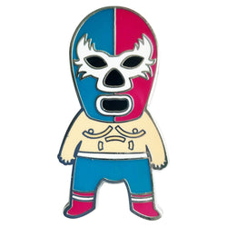 Luchador Metallic Pin