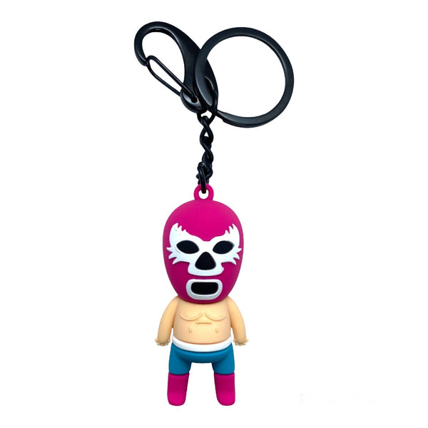 Luchador Keychain - Pink