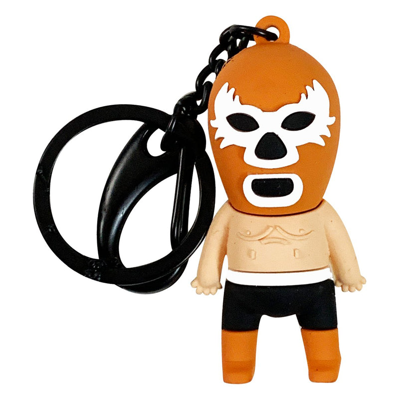 Lucha libre wrestling Keychain Orange
