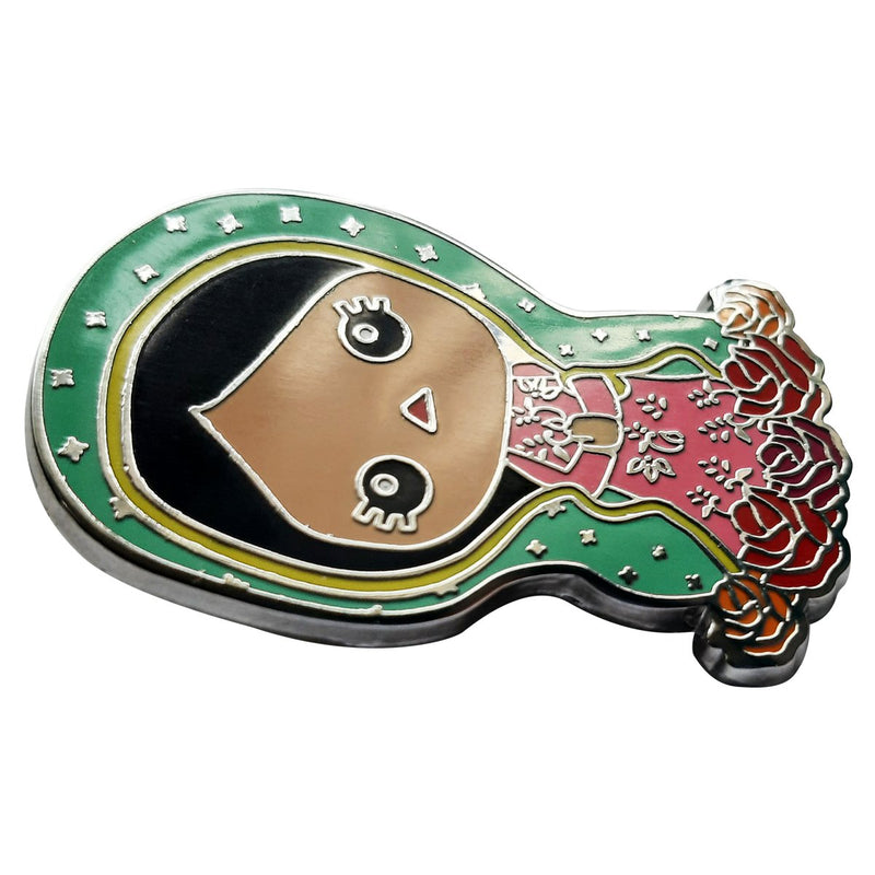 La Virgen Morena Metallic Pin