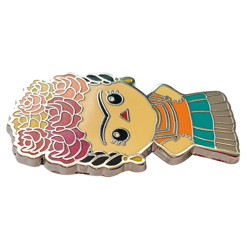 Frida Kahlo Metallic Pin