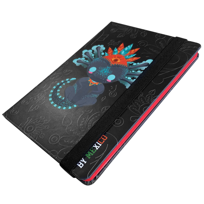 black axolotl notebook