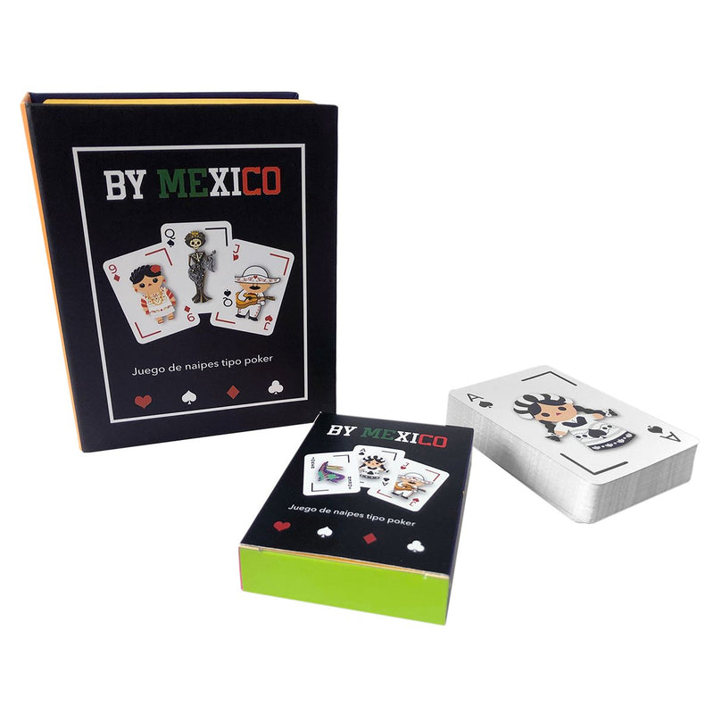 Mexican Characters Poker Deck, Cards w/ Gift Box Case