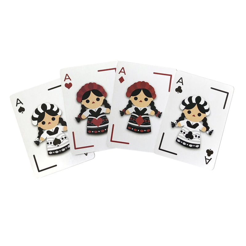 Mexican Characters Poker Deck, Cards w/ Gift Box Case