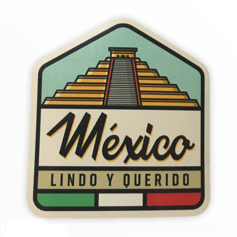 Mexico Pyramid -  Waterproof Sticker