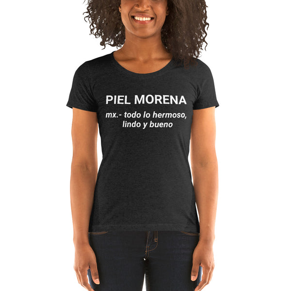 Mexican Dictionary "PIEL MORENA"- definition short sleeve t-shirt
