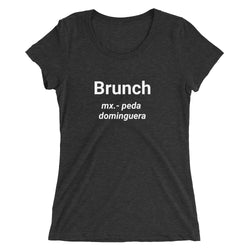 Mexican Dictionary "BRUNCH" Ladies' short sleeve t-shirt